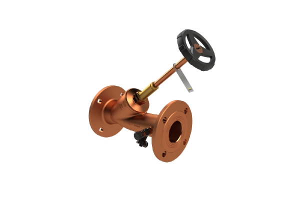Combined Stop and Antipollution Check Valve, Flanged, with plugged drain port